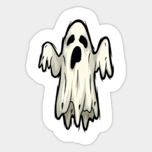 Ghost t-shirt Sticker